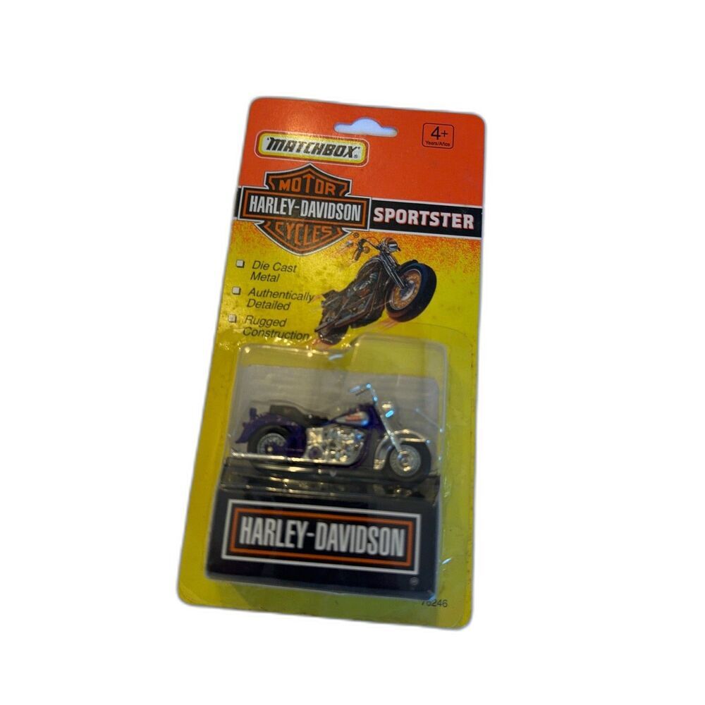 Vintage 1993 Harley Davidson Sportster Matchbox New in Box
